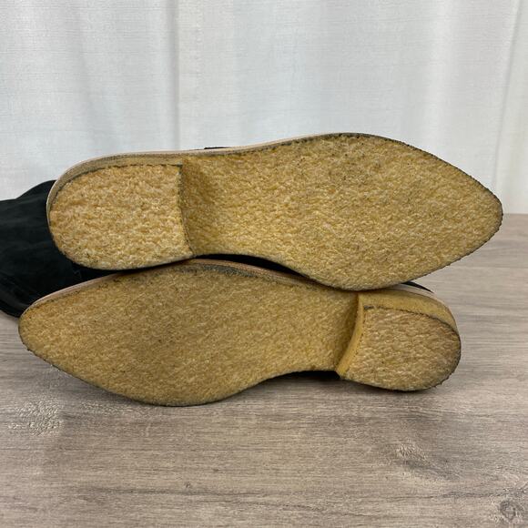 Free People Black Suede Leather Banks Over The Knee Boots Sz.40(US 9.5) NWOB - Picture 15 of 16